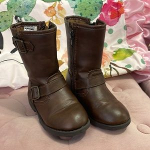 Toddler Girl Brown Boots